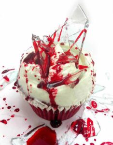 Bloody Glass Cupcake